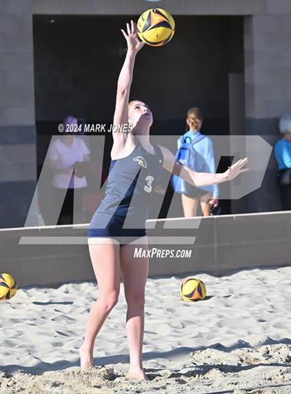 Thumbnail 1 in Fountain Hills vs. Rancho Solano Prep (AIA DII Pairs Round 1 Playoff) photogallery.