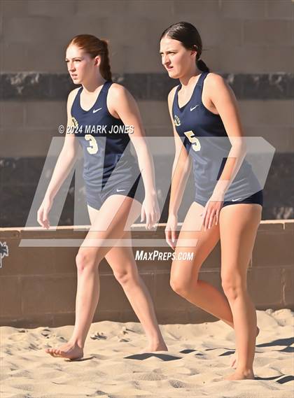 Thumbnail 1 in Fountain Hills vs. Rancho Solano Prep (AIA DII Pairs Round 1 Playoff) photogallery.