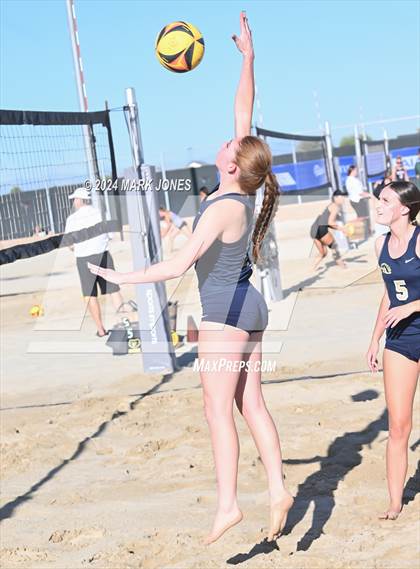Thumbnail 1 in Fountain Hills vs. Rancho Solano Prep (AIA DII Pairs Round 1 Playoff) photogallery.