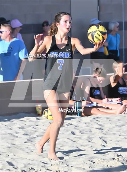 Thumbnail 3 in Fountain Hills vs. Rancho Solano Prep (AIA DII Pairs Round 1 Playoff) photogallery.