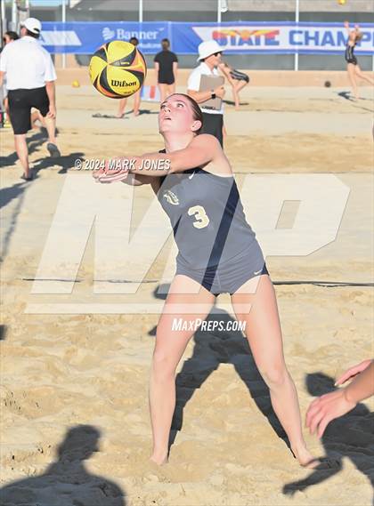Thumbnail 2 in Fountain Hills vs. Rancho Solano Prep (AIA DII Pairs Round 1 Playoff) photogallery.