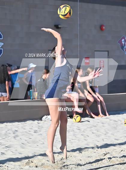 Thumbnail 2 in Fountain Hills vs. Rancho Solano Prep (AIA DII Pairs Round 1 Playoff) photogallery.