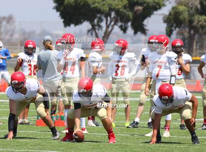 Thumbnail 2 in La Jolla Country Day vs. Mountain Empire (SDFNL Kickoff Classic) photogallery.