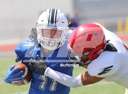 Thumbnail 2 in La Jolla Country Day vs. Mountain Empire (SDFNL Kickoff Classic) photogallery.