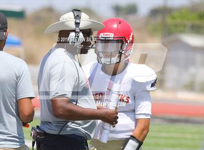 Thumbnail 2 in La Jolla Country Day vs. Mountain Empire (SDFNL Kickoff Classic) photogallery.