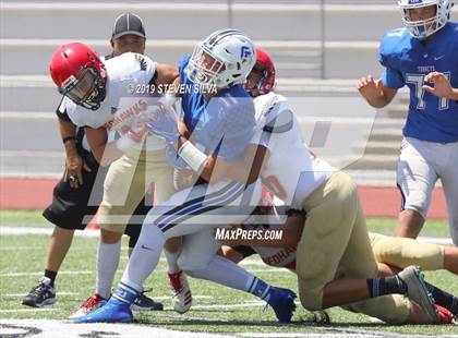 Thumbnail 2 in La Jolla Country Day vs. Mountain Empire (SDFNL Kickoff Classic) photogallery.