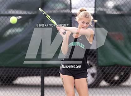 Thumbnail 3 in Green Hope vs Myers Park (NCHSAA 4A Dual Team State Championship) photogallery.