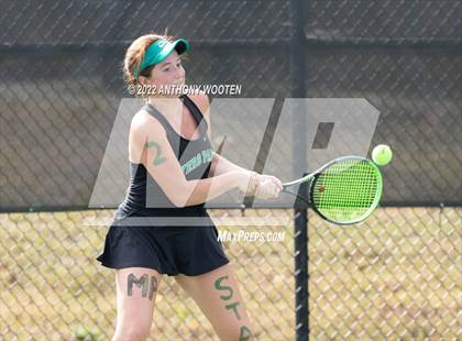 Thumbnail 3 in Green Hope vs Myers Park (NCHSAA 4A Dual Team State Championship) photogallery.