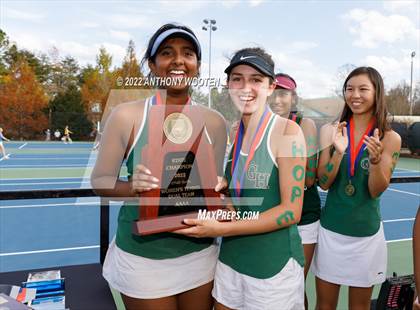 Thumbnail 3 in Green Hope vs Myers Park (NCHSAA 4A Dual Team State Championship) photogallery.