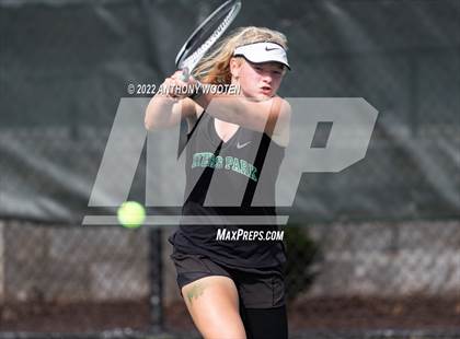 Thumbnail 2 in Green Hope vs Myers Park (NCHSAA 4A Dual Team State Championship) photogallery.