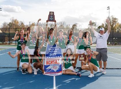 Thumbnail 2 in Green Hope vs Myers Park (NCHSAA 4A Dual Team State Championship) photogallery.