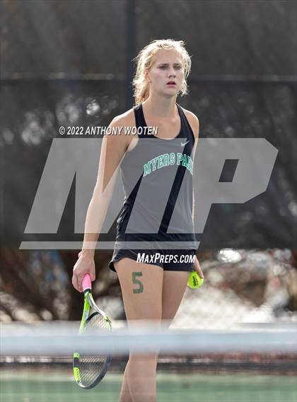 Thumbnail 3 in Green Hope vs Myers Park (NCHSAA 4A Dual Team State Championship) photogallery.