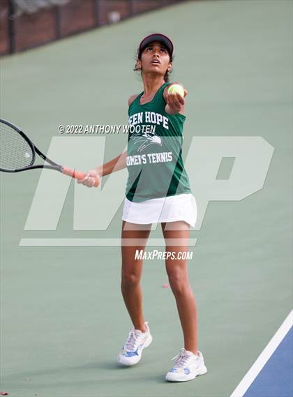 Thumbnail 3 in Green Hope vs Myers Park (NCHSAA 4A Dual Team State Championship) photogallery.
