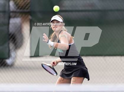 Thumbnail 2 in Green Hope vs Myers Park (NCHSAA 4A Dual Team State Championship) photogallery.