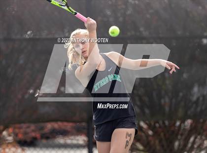 Thumbnail 3 in Green Hope vs Myers Park (NCHSAA 4A Dual Team State Championship) photogallery.