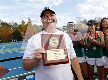 Thumbnail 1 in Green Hope vs Myers Park (NCHSAA 4A Dual Team State Championship) photogallery.