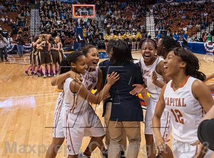 Thumbnail 2 in Capital Prep vs. Thomaston (CIAC Class S Final) photogallery.