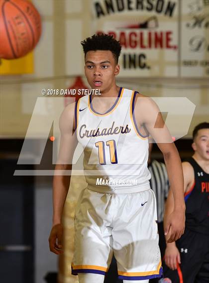Thumbnail 3 in St. Joseph Notre Dame vs. Archbishop Riordan (65th Gridley Invitational) photogallery.