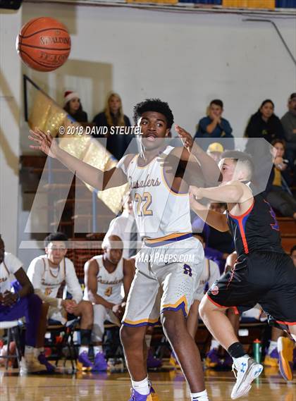 Thumbnail 1 in St. Joseph Notre Dame vs. Archbishop Riordan (65th Gridley Invitational) photogallery.