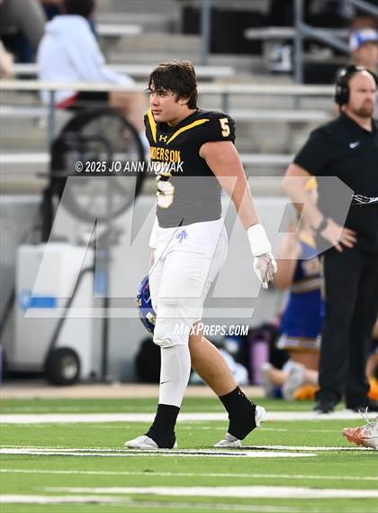 Thumbnail 3 in Barbers Hill vs. Anderson (UIL 5A D1 Football Area Championship) photogallery.