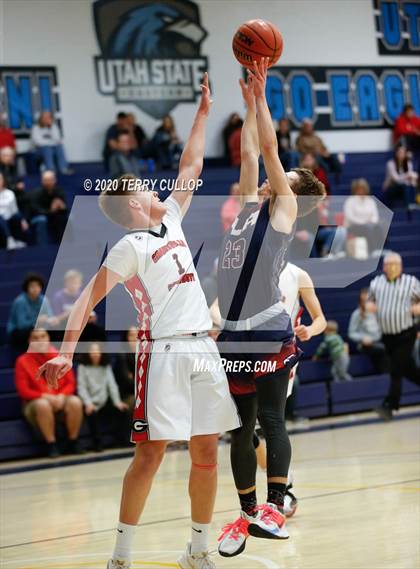 Thumbnail 1 in American Leadership Academy vs. Grantsville (UHSAA 3A 2nd Round Playoff) photogallery.