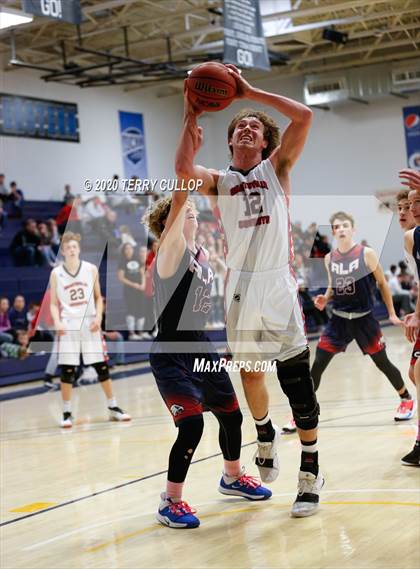 Thumbnail 2 in American Leadership Academy vs. Grantsville (UHSAA 3A 2nd Round Playoff) photogallery.