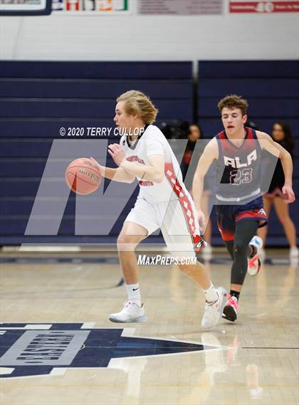 Thumbnail 3 in American Leadership Academy vs. Grantsville (UHSAA 3A 2nd Round Playoff) photogallery.