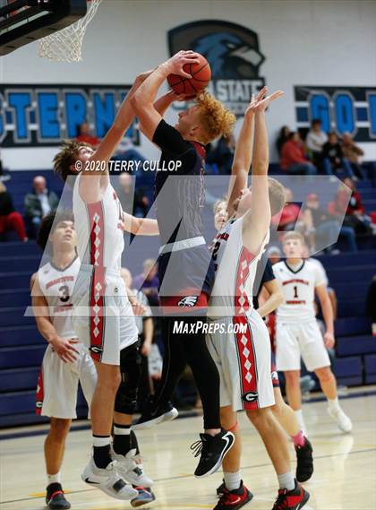 Thumbnail 2 in American Leadership Academy vs. Grantsville (UHSAA 3A 2nd Round Playoff) photogallery.