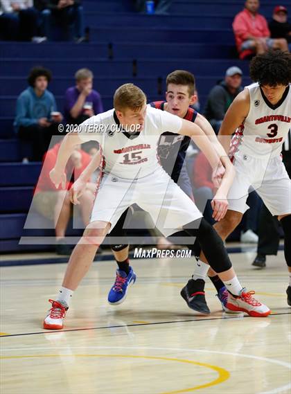Thumbnail 3 in American Leadership Academy vs. Grantsville (UHSAA 3A 2nd Round Playoff) photogallery.