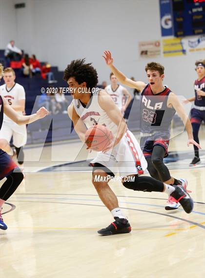 Thumbnail 1 in American Leadership Academy vs. Grantsville (UHSAA 3A 2nd Round Playoff) photogallery.