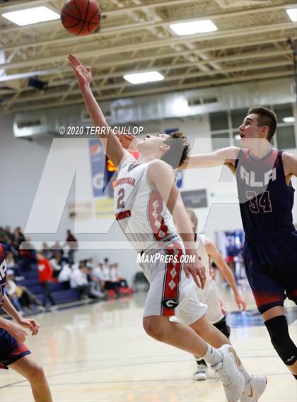 Thumbnail 2 in American Leadership Academy vs. Grantsville (UHSAA 3A 2nd Round Playoff) photogallery.