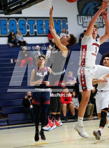 Thumbnail 2 in American Leadership Academy vs. Grantsville (UHSAA 3A 2nd Round Playoff) photogallery.