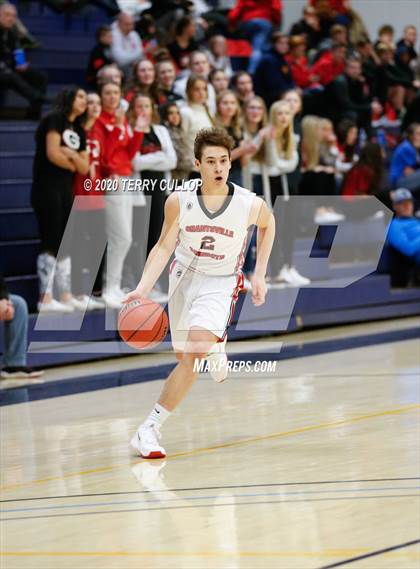Thumbnail 3 in American Leadership Academy vs. Grantsville (UHSAA 3A 2nd Round Playoff) photogallery.