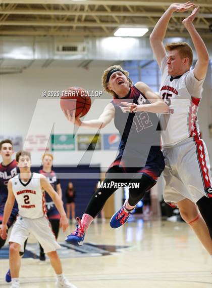 Thumbnail 3 in American Leadership Academy vs. Grantsville (UHSAA 3A 2nd Round Playoff) photogallery.