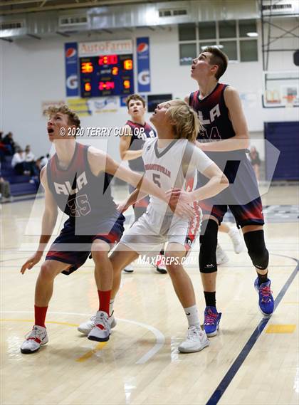 Thumbnail 1 in American Leadership Academy vs. Grantsville (UHSAA 3A 2nd Round Playoff) photogallery.