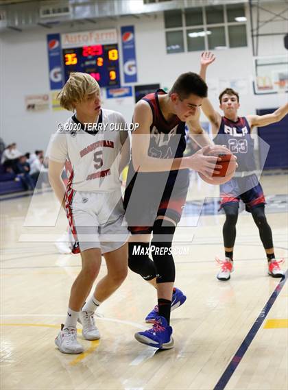 Thumbnail 3 in American Leadership Academy vs. Grantsville (UHSAA 3A 2nd Round Playoff) photogallery.