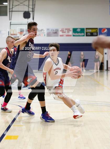Thumbnail 2 in American Leadership Academy vs. Grantsville (UHSAA 3A 2nd Round Playoff) photogallery.