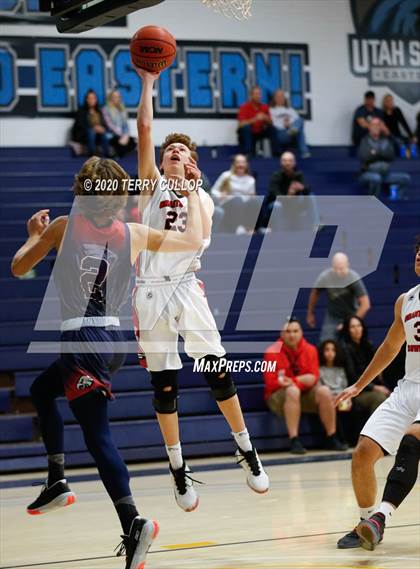 Thumbnail 2 in American Leadership Academy vs. Grantsville (UHSAA 3A 2nd Round Playoff) photogallery.