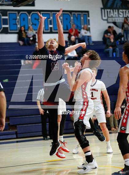 Thumbnail 3 in American Leadership Academy vs. Grantsville (UHSAA 3A 2nd Round Playoff) photogallery.
