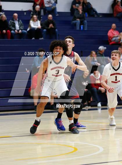 Thumbnail 2 in American Leadership Academy vs. Grantsville (UHSAA 3A 2nd Round Playoff) photogallery.