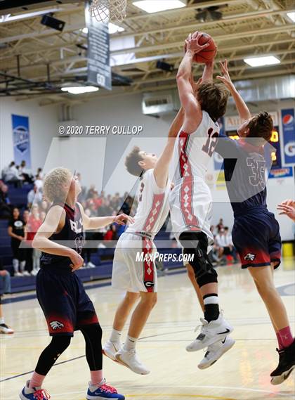 Thumbnail 3 in American Leadership Academy vs. Grantsville (UHSAA 3A 2nd Round Playoff) photogallery.