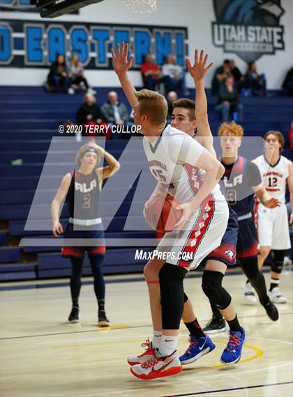 Thumbnail 1 in American Leadership Academy vs. Grantsville (UHSAA 3A 2nd Round Playoff) photogallery.