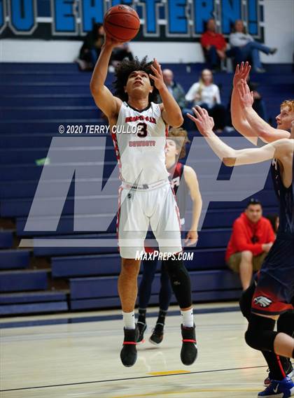 Thumbnail 3 in American Leadership Academy vs. Grantsville (UHSAA 3A 2nd Round Playoff) photogallery.