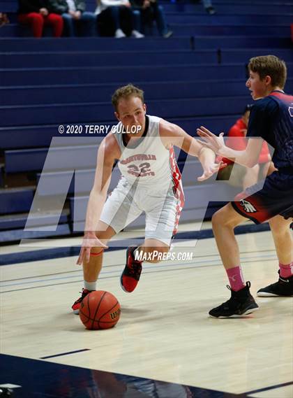 Thumbnail 3 in American Leadership Academy vs. Grantsville (UHSAA 3A 2nd Round Playoff) photogallery.