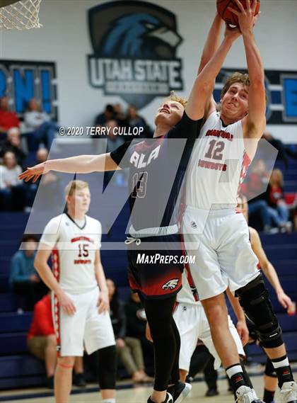 Thumbnail 1 in American Leadership Academy vs. Grantsville (UHSAA 3A 2nd Round Playoff) photogallery.