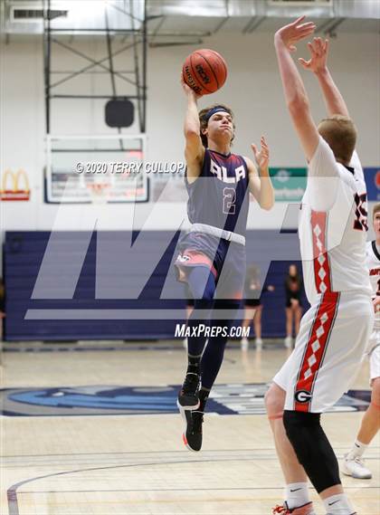 Thumbnail 3 in American Leadership Academy vs. Grantsville (UHSAA 3A 2nd Round Playoff) photogallery.