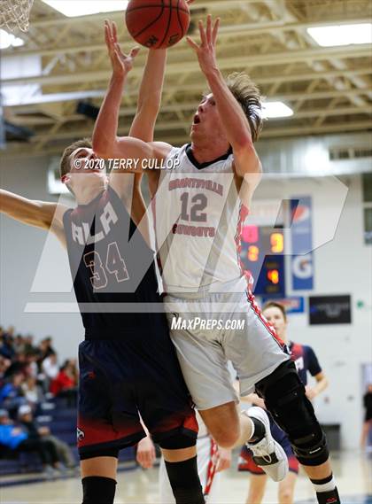 Thumbnail 3 in American Leadership Academy vs. Grantsville (UHSAA 3A 2nd Round Playoff) photogallery.