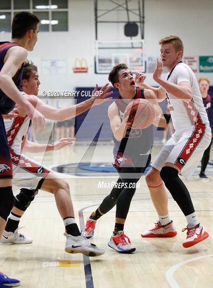 Thumbnail 3 in American Leadership Academy vs. Grantsville (UHSAA 3A 2nd Round Playoff) photogallery.