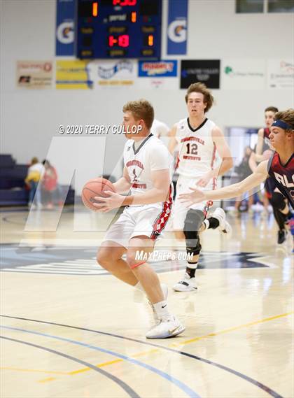 Thumbnail 1 in American Leadership Academy vs. Grantsville (UHSAA 3A 2nd Round Playoff) photogallery.