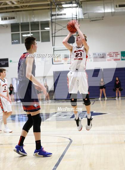 Thumbnail 2 in American Leadership Academy vs. Grantsville (UHSAA 3A 2nd Round Playoff) photogallery.